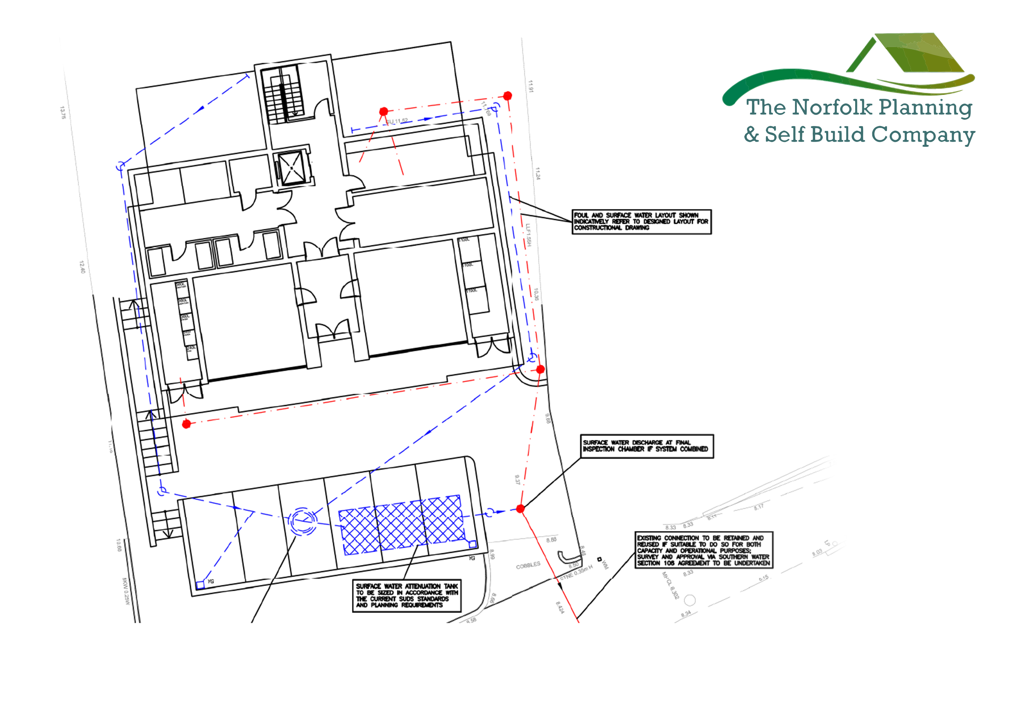 a cad drawing with annotations describing different types of advice